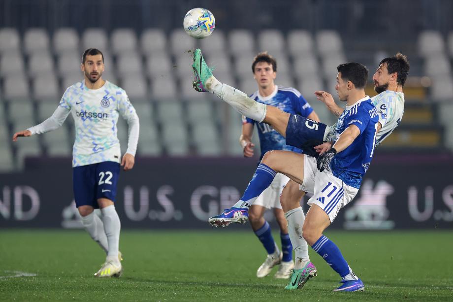 [图]意杯-瓦莱错失绝佳良机 国米首回合0-0战平科莫